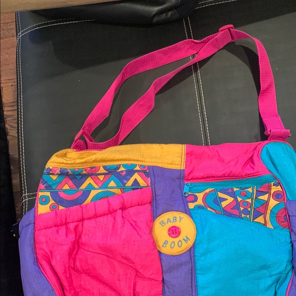 Colorful Diaper Patchwork Bag